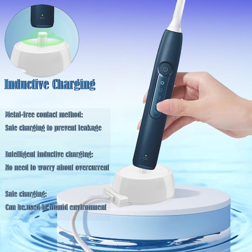 Electric Toothbrush Charger Base, BENACES Toothbrush Charger Dock, Replacement Inductive Charging Base Stand for Braun Oral-B Genius 9000, 8000, Pro Series & More