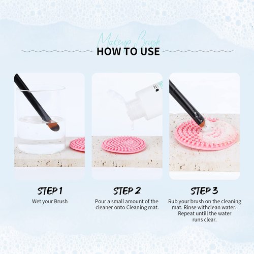 DUcare Makeup Brushes 14Pcs with 3Pcs Makeup Spong & Cosmetic Bag &Makeup Brush Cleaner