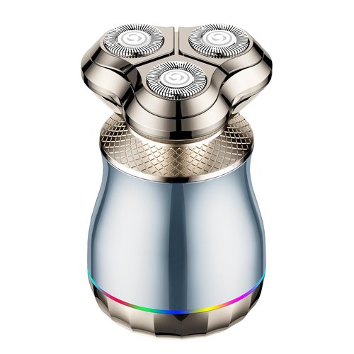 Irosiy Electric Razor for Men, 3D Floating Blade Shaver with 9000 RPM High Speed, IPX7 Waterproof, 60-Day Battery Life, Compact Portable Wet/Dry Electric Shaver