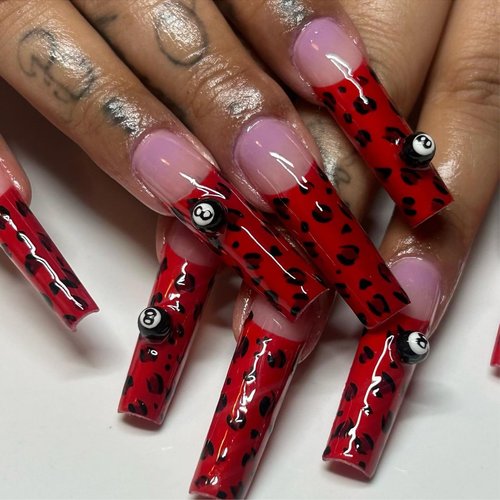 BBATT-HAPPY 134PCS Nail Charms for Acrylic Nails,Silver Star Planet Cross Punk Pink Pin Billiards Nail Art Accessories,Nail Jewels for Nail Art Supplies Craft DIY