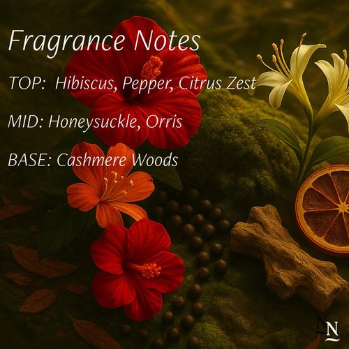 Nopalera Bosque Místico Eau de Parfum – 10ML Travel Spray | Sweet Hibiscus, Pepper & Citrus Zest | Clean Beauty Unisex Fragrance Inspired by Mexico’s Mystical Forests
