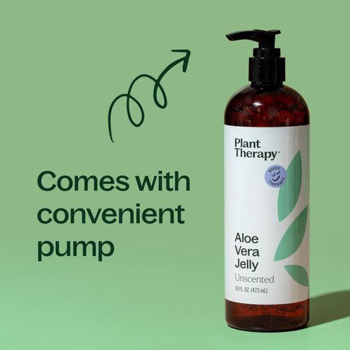Plant Therapy Aloe Vera Jelly 16 oz, All Natural, Unscented Base - Newly Reformulated