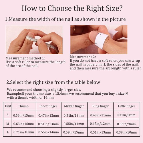Handmade Long Acrylic Nail Tips, Pink Press on Nails with Full Covered Crystals, Fake Luxury Diamond Nails, Long Square False Nails, Gifts for Women, Reusable Stick On Nails 10Pcs,Bluish pink Size M