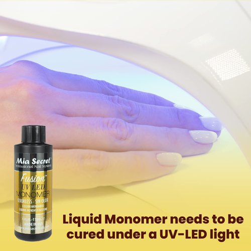 Mia Secret ODORLESS FUSION UV LED MONOMER 2oz / 4oz (FUSION ODORLESS 4oz)