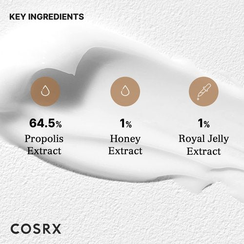 COSRX Full Fit Propolis Light Cream, 2.19 Fl.oz / 65ml, Propolis 64.5%, Hydrating Daily Day and Night Moisturiser, Korean Skin Care, Stocking Stuffers, Holiday Gifts, Gifts For Women