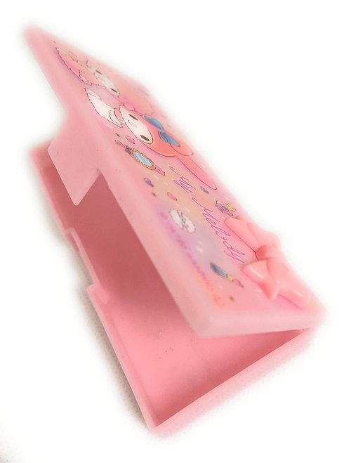 Sanrio My Melody Container Cosmetic Care Case Makeup Travel Accessory Cases 4.1in x 1.9in x 0.8in (Yume Cosme)
