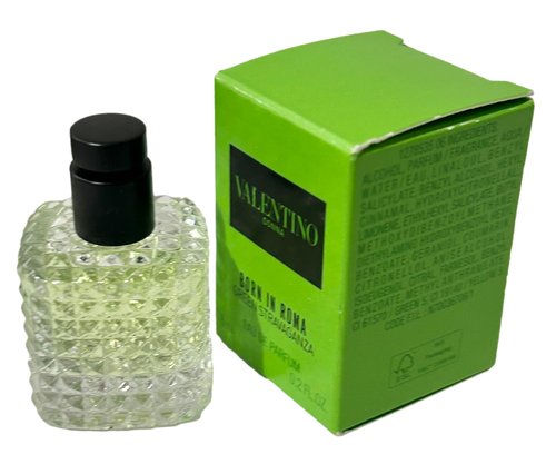 Valentino Donna Born In Roma GREEN STRAVAGANZA (MINI/SMALL/TRAVEL SIZE) Women Perfume Splash Dabber 6 ml / 0.2 Fl Oz (6229)