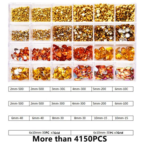 LIUDAMAI 2-11mm Nail Art Rhinestones Shaped Diamonds Pearls Acrylic Heart-Shaped Flat Bottom Rhinestones Dotting Pen Tweezers DIY Stickers Rhinestones Shaped Rhinestones for Nails