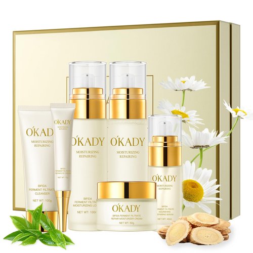 O'KADY Bifida Ferment Lysate Moist Repair Set Skincare set with Bifidobacterium fermentation decomposition ingredients for moisturizing nourishing making the skin soft smooth men's skincare