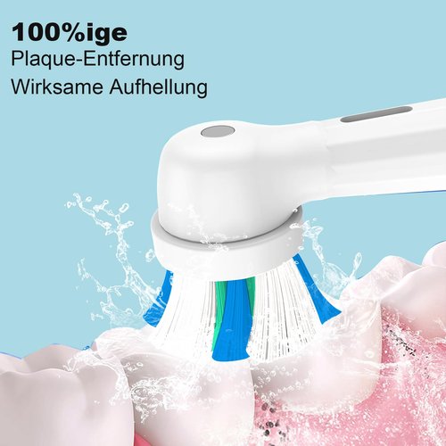 8 Pack IO Replacement Heads Compatible with Oral B IO 2/3/4/5/6/7/8/9/10/Deep Clean Series Electric Toothbrushes, Brush Heads Compatible with Oral B iO (Black/White)