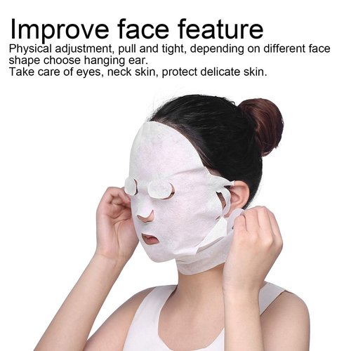 Disposable Face Mask, Face Mask Sheets Moisturizing Paper 100 Pcs Disposable Face Mask Compressed Sheets for Home Travel Use DIY Facial Skin Care