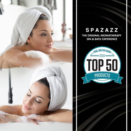 Spazazz Aromatherapy Hot Tub Crystals – Palmarosa Lavender Bath Salt for Bathtub & Hot Tub Spa – Relaxing Bath Salts – Aromatherapy Bath Salt – Lavender Bath Soak & Spa Essentials
