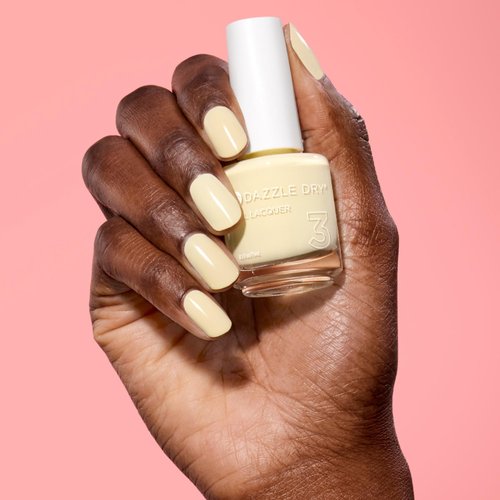 Dazzle Dry Nail Lacquer (Step 3) - Sundress - A light, pastel, buttery yellow. Full coverage cream. (0.5 fl oz)