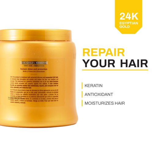 Kleno Restorative HairTreatment Liquid Gold 24k Egyptian Gold, 2.19 Pound (Pack of 1)
