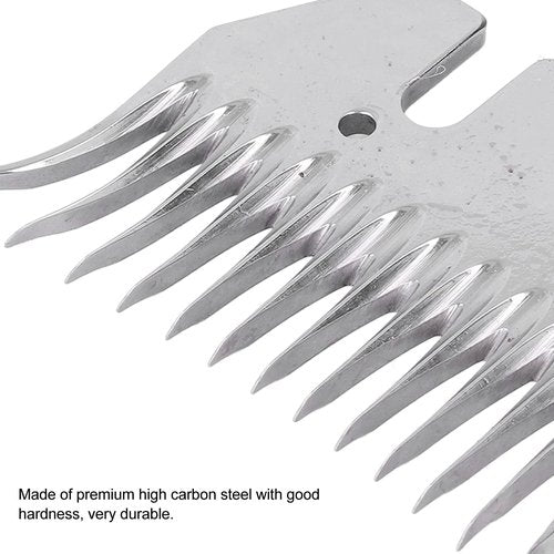 Sheep Shears Blade, Sheep Comb Blade Curved 13 Teeth Wool Clipper Comb Cutter Trimmer Accessory Set Kit