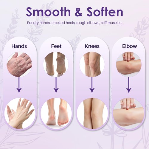 ELEGCOV Paraffin Wax Refills-10 Pack Lavender Scented Paraffin Wax for Hand and Feet, Parrafin Wax Bath Blocks for Wax Machine, Relieves Muscle Fatigue, Deeply Hydrates, Moisturizes and Nourishes