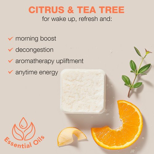 Shower Steamers Aromatherapy - USA Made with Natural Ingredients, Shower Bombs with Essential Oil, Self Care Gifts for Women & Men