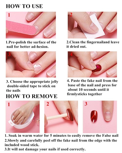 CAMILCY Press on Nails Handmade Nails Luxury Reusable Fake Nails For Girls Short Almond Armor White pink Diamonds HandPainted Salon Loveful Design Acrylic Gel UV Finished For Women 3D Nails 10PCS L