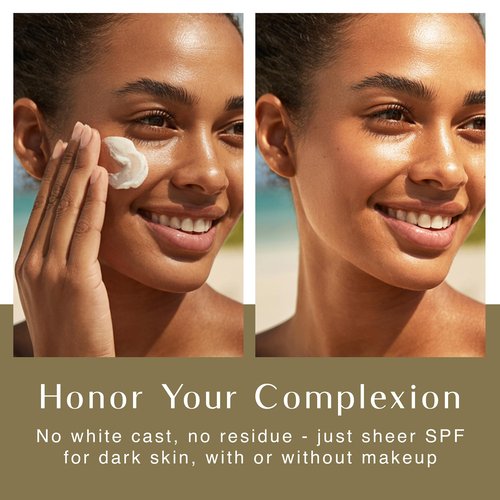 Black Girl Sunscreen - Face & Body Moisturizing Sunscreen Lotion SPF 30 for Melanin Rich Skin, Leaves no White Cast (SPF-30-4oz)