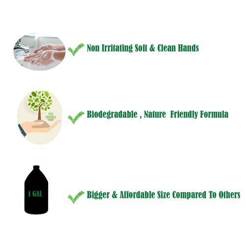 GreenFist Lotionized Hand Soap [ Liquid Gel Refill ] Made in USA, 128 Ounce (1 Gallon) (Coconut Lime)