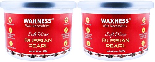 Waxness Russian Pearl Soft Wax Tin 14 oz / 397 g (Pack of 2)