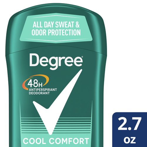 Degree Cool Comfort Original Protection Antiperspirant Stick, 2.7 oz (Pack of 5)