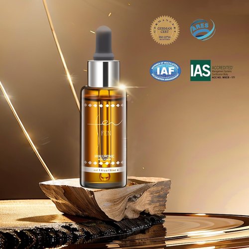 fen FEN 85% Hyaluronic Acid Serum – Deep Hydration & Anti-Aging Face Moisturizer, Lightweight & Fast-Absorbing, Enriched with B5,Aloe & Chamomile for Plump, Radiant, Glass Skin – 30ml / 1oz