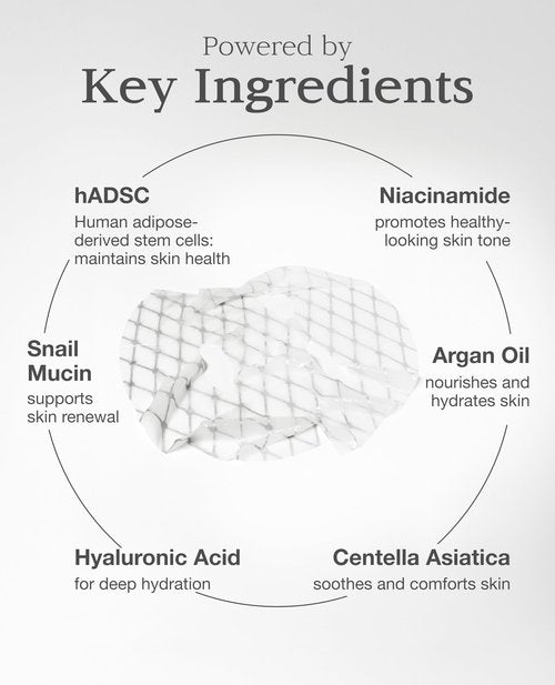 BLANC DUBU Nuborn Cell Zzirit Face Mask | Snail Mucin Mask, Anti Aging Mask with Hyaluronic Acid & Niacinamide for Korean Glass Skin | 5 Sheets x 27ml