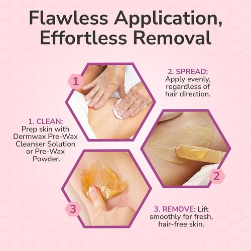 WAXXED Honeyed Hard Wax Beads 2.2LB – Budget-Friendly Golden Gel Waxing Beads That Melt Fast at Low Temp – Flexible Texture for Smooth Application – Clean Removal, Low Residue - Gentle for All Areas