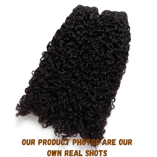 Burmese Bundles Premium Raw 100% Human Hair Water Wave High Rate 15A Unprocessed No Stray Short Hair Extensions Triple Lifespan Excellent Fullness Extra Thick From Top to End Black 14inch