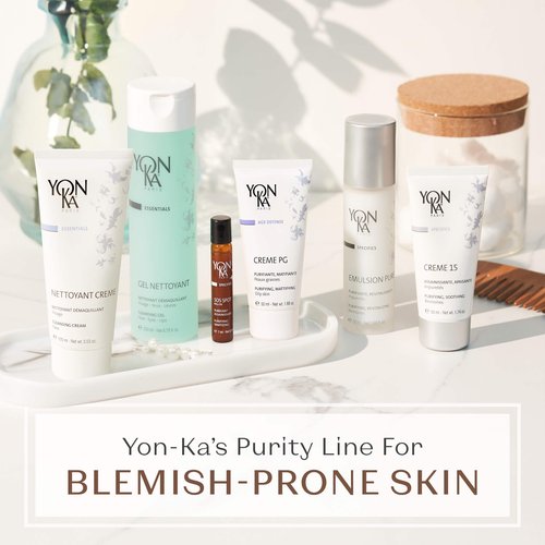 Yon-Ka SOS Spot Acne Treatment | Roll On Natural Lactic Acid to Clear Breakouts | 0.24 fl oz