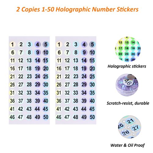 Fan-Shaped Nail Swatch Sticks with Number Stickers, Nail Practice Sticks, Color Display Wheel, Sample Tips (Transparent-50pcs)