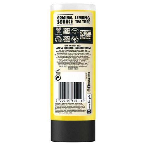 Original Source Shower Gel Lemon and Tea Tree 250ml Pack of 6