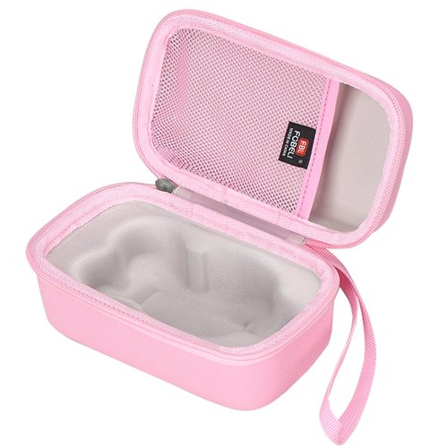 FBLFOBELI Hard Travel Case for NuFACE Mini/MINI+ Starter Kit, Hunvva EP-300 Mini Microcurrent Facial Device (Case Only) (Pink)
