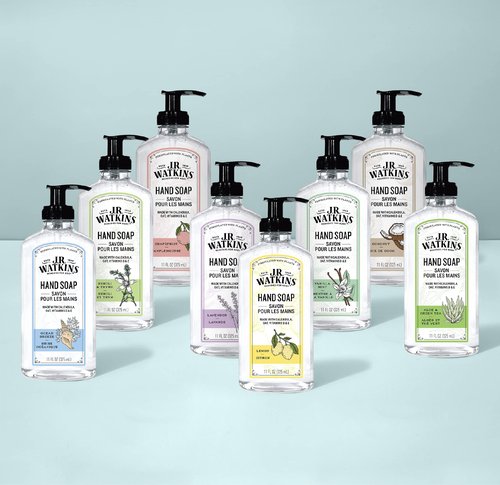 J.R. Watkins Rosewater Liquid Hand Soap Refill Pouch 1 L