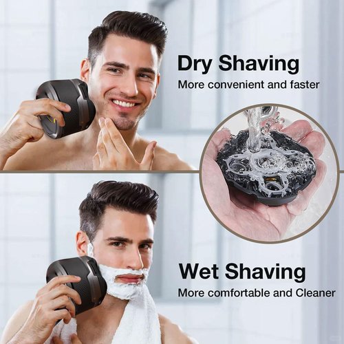 3PCS Shaver Replacement Blades Compatible with MicroTouch Titanium Head,Stainless Steel Material