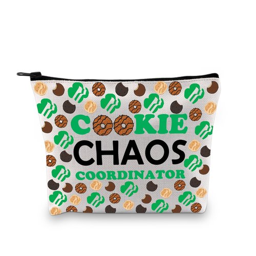 BDPWSS Scout Cookie Gift Scout Troop Leader Gifts Scouts Mom Gifts Cookies Chaos Coordinator Funny Scouts Cookies Dealer Bag (Chaos coordinator bag)