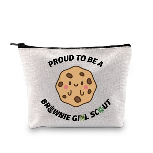 GJTIM Scout Makeup Bag Scout Leader Zipper Pouch Journey Bridging Ceremony Gift