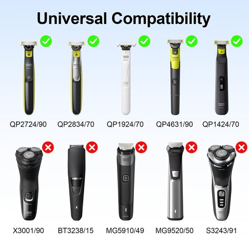 5V Shaver Charger Cord Compatible with Philips Norelco OneBlade One Blade QP2724 QP2834 S7887 S5880 MG5910 MG7900 MG7910 MG9510 MG9520 PQ888 PQ889 BRL136 BT3230 Shaver AC Adapter Power Supply