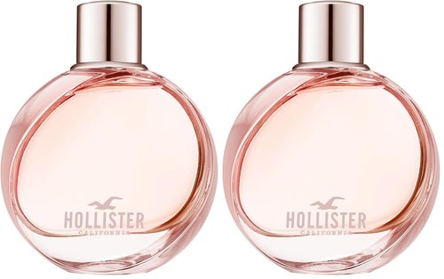 Hollister Wave Women Eau De Parfum, 3.4 Ounce | Pack of 2