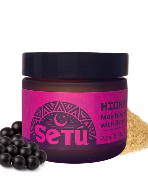 Setú Moisturizer with Retinol for Men | Helps Nourish Skin with Açaí & Maca Root | Helps Support Skin Renewal & Reduce Fine Lines| Non-Greasy, Fast-Absorbing | 2 fl. oz | 60 ml