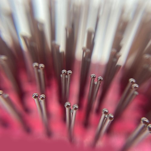 Phillips Brush Light Touch 6 Ruby Red Hair Brush and Purse-sized Combo Pack