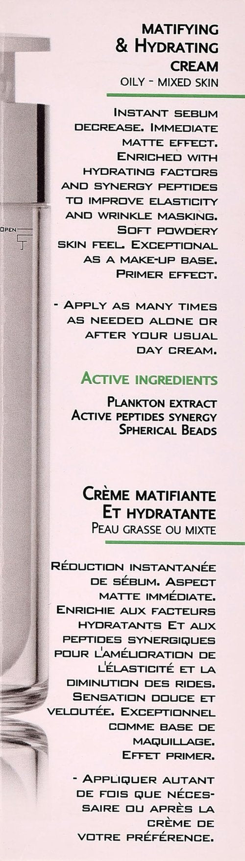 Frezyderm Matte Effect Shineless Skin Look Cream 1.7 Fl oz