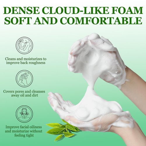 3PCS Tea Tree Soap, Purifying Body Soap Bar with Tea Tree Oil & Coconut Oil, Gentle Cleanser for Healthy, Looking Skin, Plant-Based Formula for Face & Body