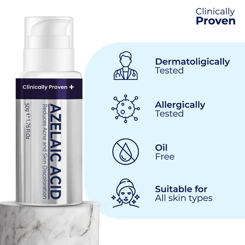 Pharmlitalia Azelaic Acid 15 Acne Cream for Face - Redness Relief, Rosacea Treatment for Face - Soothes Acne, Hyperpigmentation, Enhanced Formula for Brighter, Healthier Skin Care
