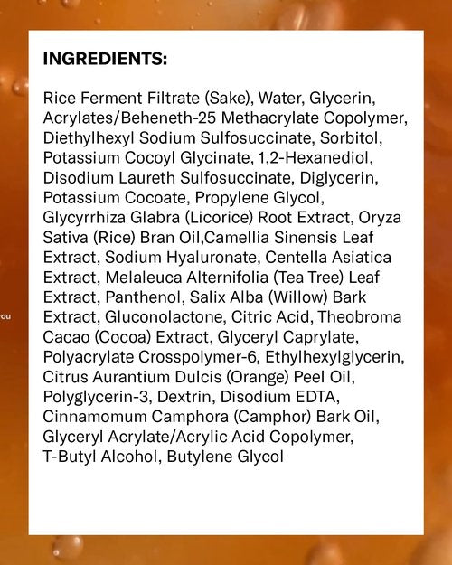 Then I Met You Soothing Tea Cleansing Gel, Vegan-Cruelty-Free Korean Skincare Cleanser with Fermented Rice, Centella, Hydrating Licorice, Glycerin, Exfoliator for Clear Skin Makeup Removal, 3.38 oz