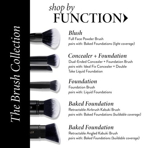 LAURA GELLER NEW YORK Baked Bronze-n-Brighten Bronzer Powder - Deep and Bronzer Makeup Brush - Vegan Bristles