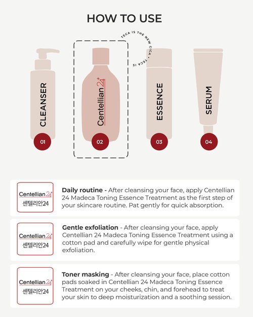 Centellian 24 Toning Essence Treatment for Even Skin Tone and Wrinkle Improvement with TECA, Centella Asiatica, Niacinamide (10.14 fl oz) by Dongkook Pharmaceutical