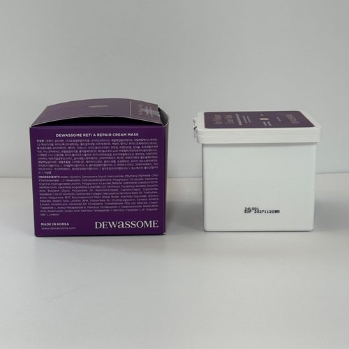 DEWASSOME Partial Mask Retinol & EGF Repair Cream Mask 80pcs 6.08 fl.oz (180ml)