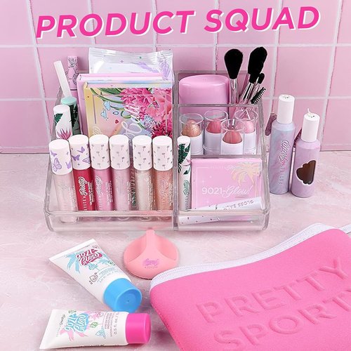 Petite 'n Pretty Featherlight Clear Mascara and Brow Gel Duo - Makeup for Kids,Tweens and Teens -Dual Purpose Clear Finish for Brows and Lashes - Non-Toxic & Made in the USA